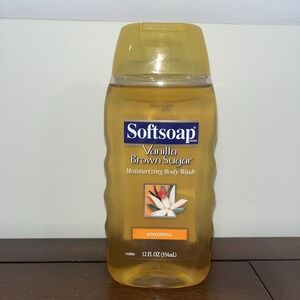 SoftSoap Vanilla Brown sugar Moisturizing Body Wash 12 fl. oz.  HTF Discontinued